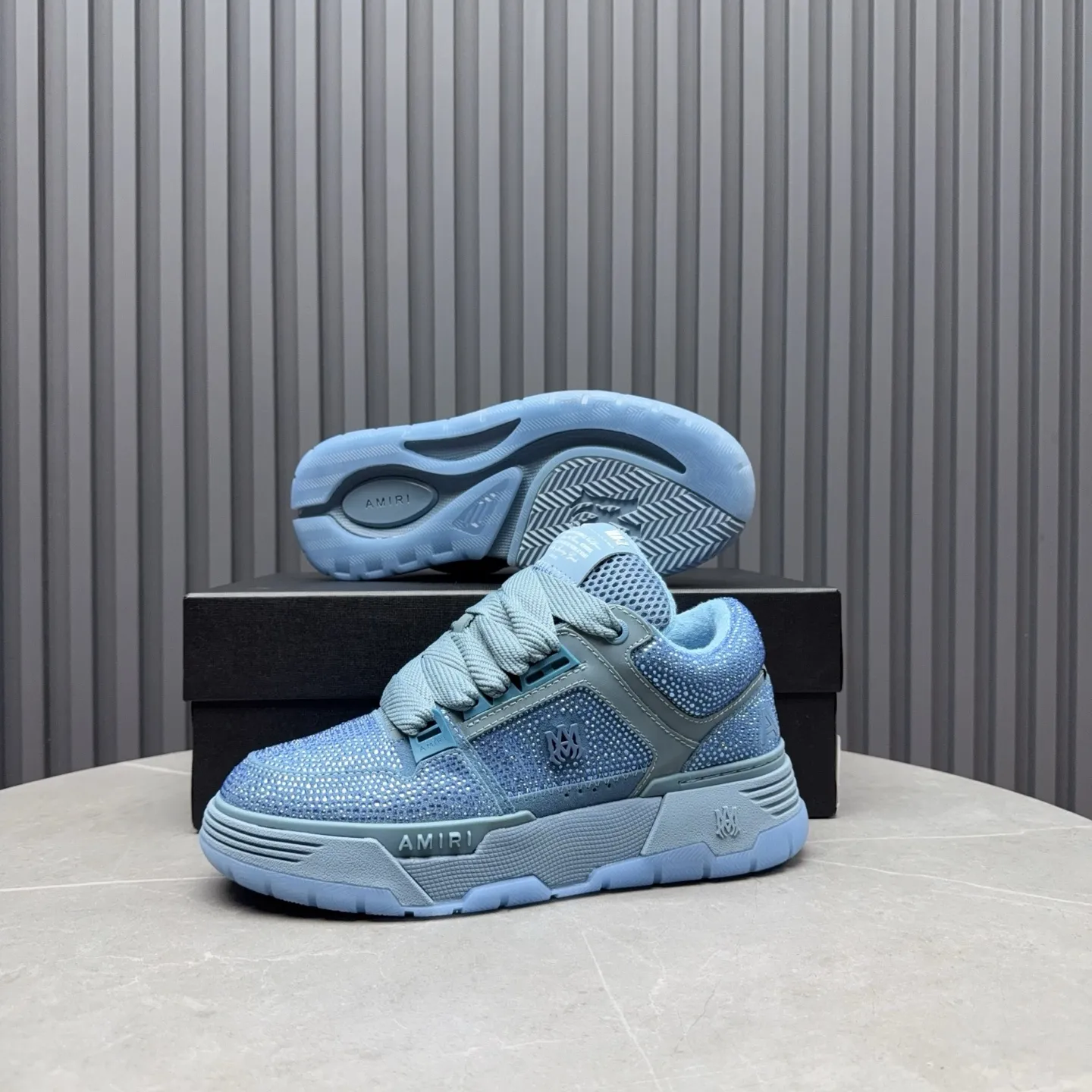 Men's shoes 💰760💰 AMIRI AMIRI fashion brand hot sale 🔥 Available all year round, couples 💑 Official website synchronization Imported fabrics 1⃣️ vs 1⃣️ replica, original factory special original sole, 35-45 (45. non-refundable)